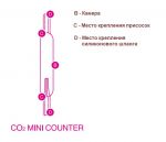DOOA CO2 Mini Counter / Мини-Счетчик пузырьков для подачи СО2